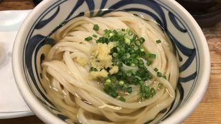 腰のある太いうどん