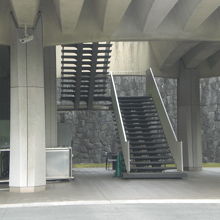 東京国立近代美術館は、休館日でしたので、人影がありません。