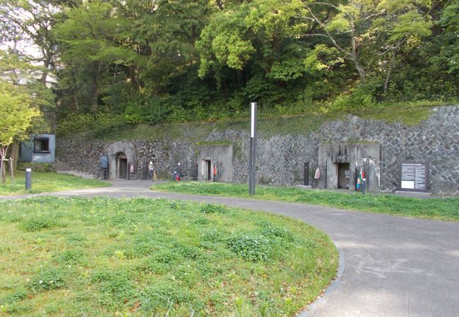 立山防空壕といわれています。