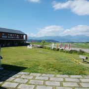 浅間山が眺められる道の駅