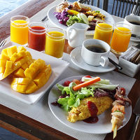 朝食には大好きなマンゴーが！