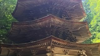 三重塔が素晴らしいです