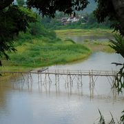 のんびりゆったりエリアが広がるメコン川の支流