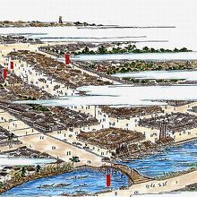 江戸の絵地図から判断すると、九段下の俎橋は、小さい橋でした。