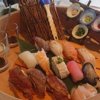 ランチの近江牛のお寿司