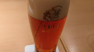 洋食とビール