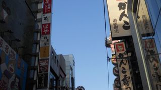 面白い看板がたくさん♪