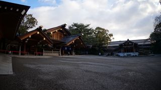 朝の散歩で立ち寄り