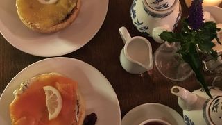 バースでお茶タイム