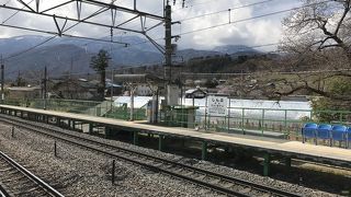 新府駅：新府城城跡へ