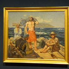 美術の教科書で見た作品もありました