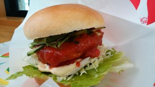 ご当地バーガー「なめパックン」