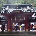 雨の箱根神社で迎えることが出来ました。
