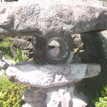 ハートの石が入っています