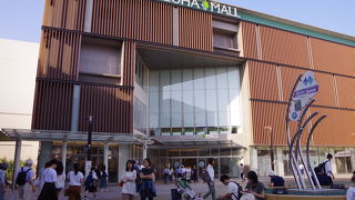 京阪の樟葉駅直結の明るくてキレイなショッピングモール!