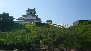 復元された掛川城!!