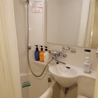 たまご型の浴槽は悪くないですが、洗面台が小さいです