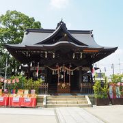 街中の神社　溝口神社