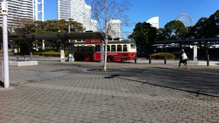 かわいいバスです。