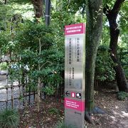 湧水を保存している自然公園