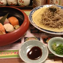 寿司そばセットランチ