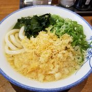 安くて安定のうどんです