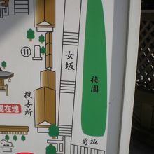 湯島天満宮の宝物殿の北にある新派の碑です。男坂の西側です。