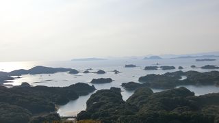 絶景、九十九島。