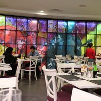 朝食会場です。