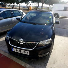 調子悪く，借り換えた車