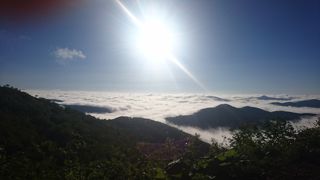 朝4時起きで見る雲海