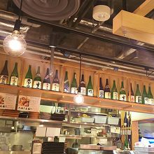 お酒の種類はけっこうありですね