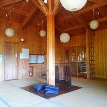 露天風呂棟の休憩室