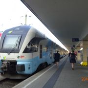 ザルツブルグに行くときにウェストバーン鉄道を利用しました。