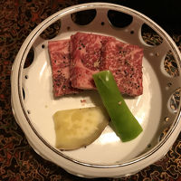 肉料理の和牛ロースももちろんおいしい！