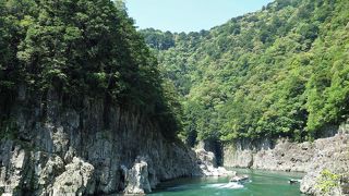 見どころは小川口乗船場から先