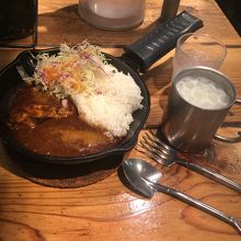 モーニングスパイシーチキンカレー