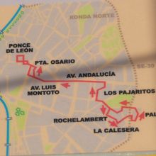 簡単な路線図がある