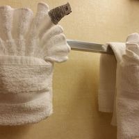 タオルの巻き方が素敵