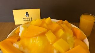 芒果雪花冰ミニサイズがあるのが嬉しい