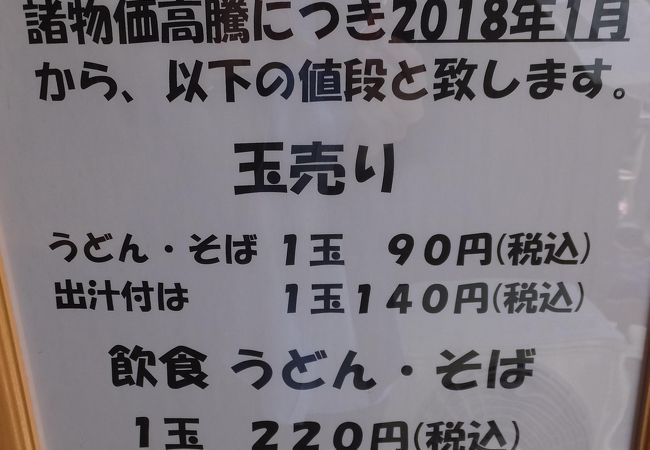 うどんタクシー。高松空港からこんぴらさんへ向かう途中のうどん屋さん1杯220円だ。