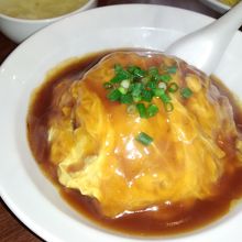 天津飯　超美味しいんですけどー！