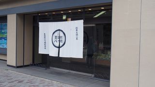 暖簾には創業年が書かれている