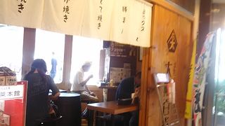 有楽町の駅前で本場の大阪のたこ焼き