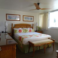 ベッドは柔らかめ