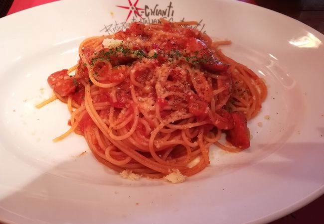 落ち着いたお店で食べるイタリアン