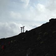 富士山登山：富士山山上浅間神社奥宮