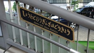 X状の立派な歩道橋