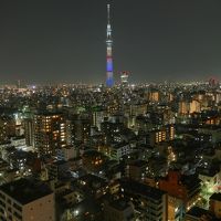 18階スカイツリー展望室からの夜景