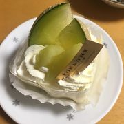 メロンのショートケーキ